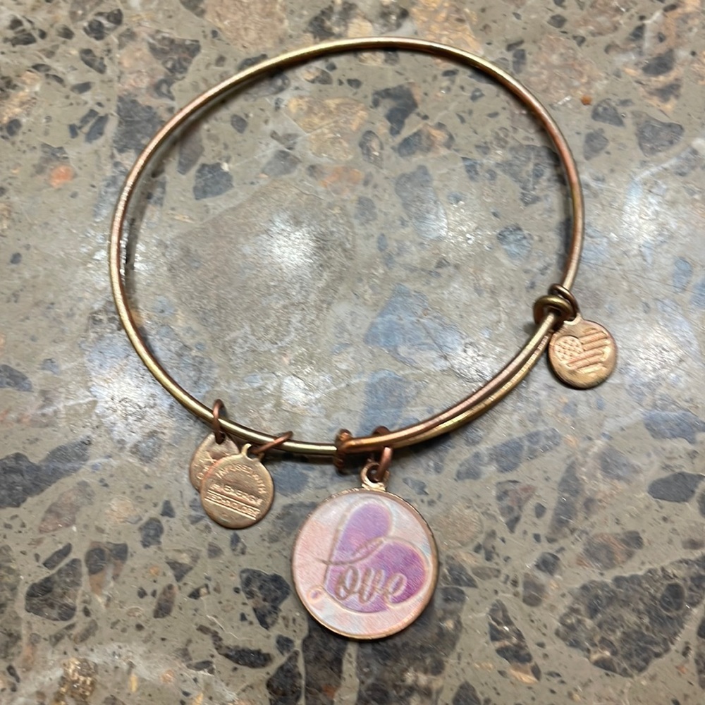 Alex and Annie rose gold “Love”